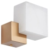 Lampa ścienna CUBO ST-DL-8537 gold LED 3W 3000K kostka złota biała