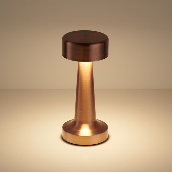 Stołowa lampa Tavolo ST-8127T/A COPPER LED 3W 3000K do sypialni miedziana