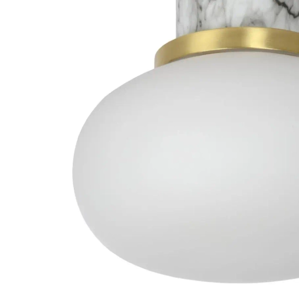 Łazienkowa lampa sufitowa LORENA 03140/23/61 ball IP44 złota biała outlet