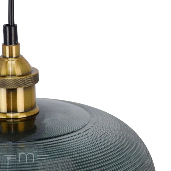 LAMPA wisząca DAVIDE MDM-2916/1 BL Italux szklana OPRAWA zwis niebieski