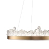 Pierścieniowa lampa wisząca Montana ST-6490P/1 LED 26W 3000K ring złoty