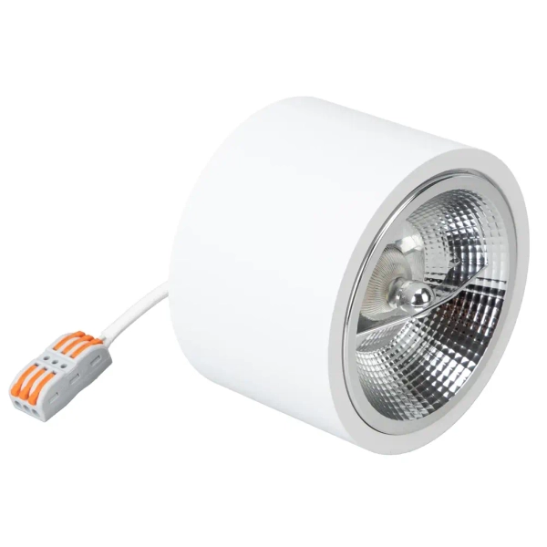 Natynkowa sufitowa lampa REDONDO ML1075 metalowa biała