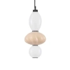 Lampa wisząca skandynawska CASURNO LE45221 LED 18W 3000K beżowa biała