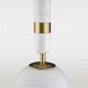 Wisząca lampa La Spezia P01329BR Cosmolight nowoczesna kula szklana do salonu
