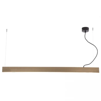 Liniowa lampa wisząca 22210 LED 45W 3000K podłużna brązowy