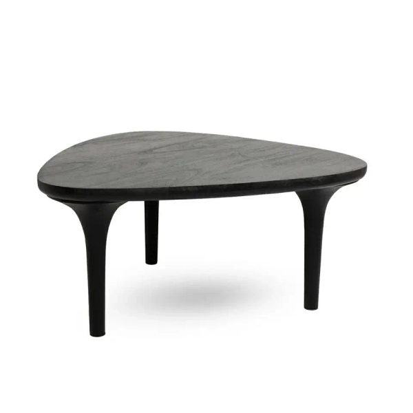Stolik kawowy LAMINAR MM001501100340 czarny drewniany do sypialni 90cm