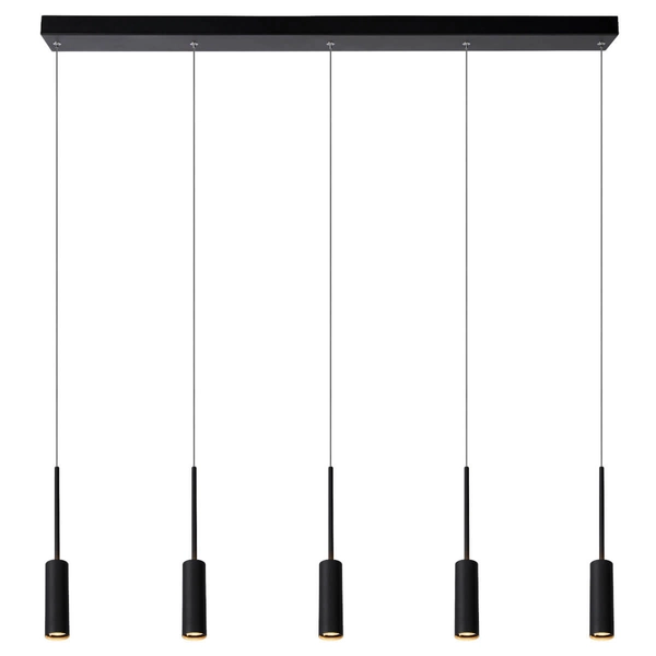 Wisząca lampa na listwie TUBULE 24401/35/30 LED 35W 2700K tuby czarne