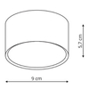 Łazienkowa lampa sufitowa Kendal okrągła LED 6W 3000-4500-5700K biała