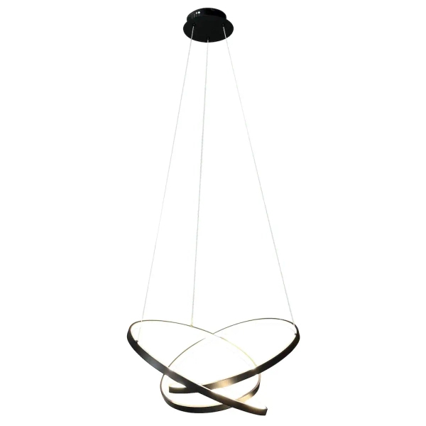 Lampa wisząca ringi EMPOLI ML1573 LED 55W 4000K czarne
