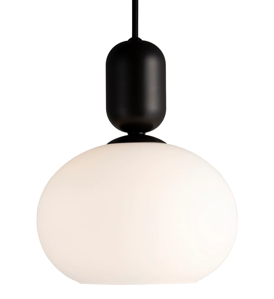 Nowoczesna lampa wisząca Notti 2011003003 Nordlux do salonu czarna biała