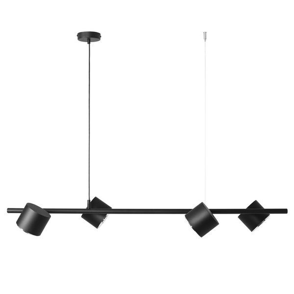 Regulowany plafon BOT 1047L Aldex tuby metalowe czarne