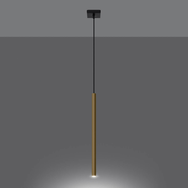 Wisząca lampa nad stół Pastelo SL.1195 kuchenna złota czarna