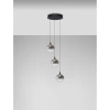 Potrójna lampa wisząca LURVELA LE45129 LED 15W 3000K kaskada szara