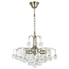 Żyrandol LAMPA wisząca Monte Carlo 6247/3 21QG Elem glamour OPRAWA crystal zwis mosiądz