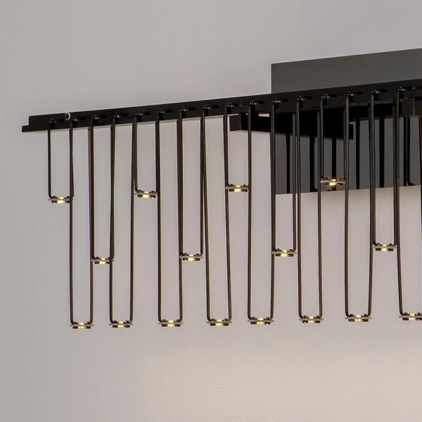 Lampa ścienna do salonu HUARAZ LE44449 LED 11W 3000K czarna