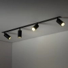 Podłużna regulowana sufitowa lampa Amis 10809 tubki czarny