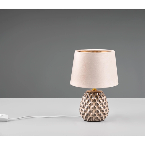 Lampka biurkowa Ariana R51531044 RL Light abażur do gabinetu beżowa