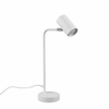 Biurkowa LAMPKA stojąca VANTOS  DL131512400 Trio metalowa LAMPA stołowa regulowana biała