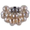 Plafon LAMPA modernistyczna BALBO MOD112CL-08G Maytoni sufitowa OPRAWA plafoniera szklana kule molekuły koniak