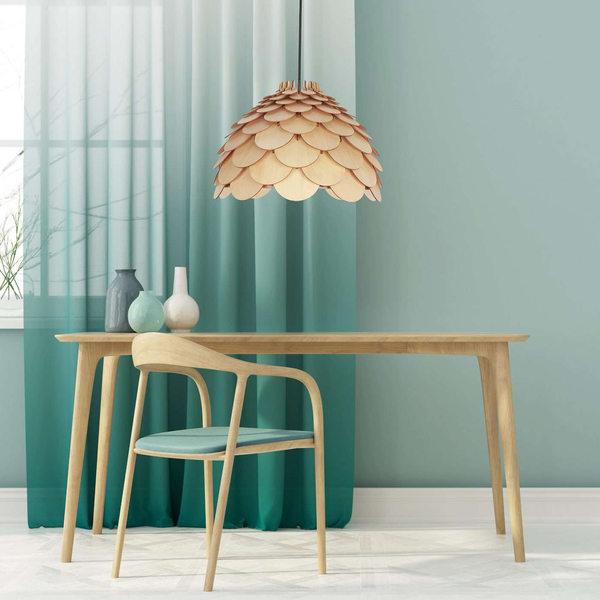 LAMPA wisząca BURGO LP-101335/1P L Light Prestige ananas boho drewno