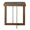 Kwadratowy stolik Cambon 7805 Richmond Interiors minimalistyczny dębowy brązowy