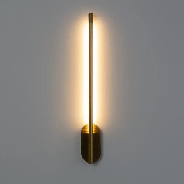 Minimalistyczny kinkiet Milano ABR-KMF-8W Abruzzo LED 8W 3000K złoty