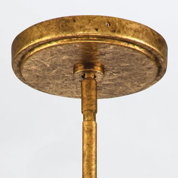 Podłużna zwisająca lampa Sawgrass QN-SAWGRASS-MP-DG-O szklana złota