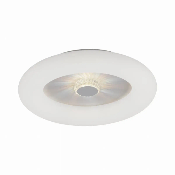 Plafon sufitowy VERTIGO biały glamour LED 30W 2700-5000K z pilotem regulowana barwa 14383-16