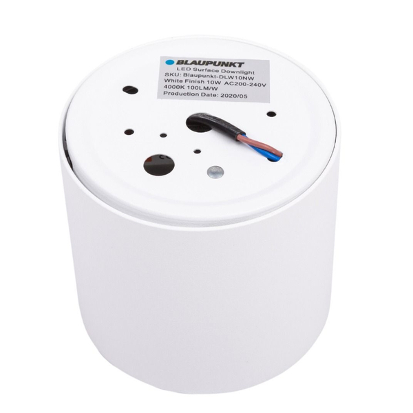 Lampa sufitowa Roller DLW10WW tuba LED 10W 3000K do przedpokoju biała