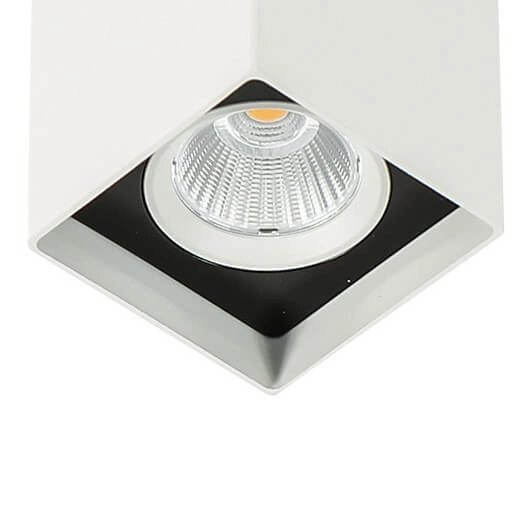 Plafon nasufitowy Alden SLC78002/12W 4000K WH+BL LED 12W 4000K biały czarny