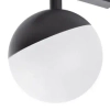 Lampa do szyn magnetycznych 10152 kula LED 8W 3000K czarna biała