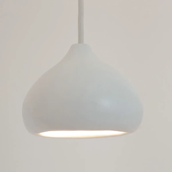 Wisząca lampa metalowa MAURO 41134 do sypialni biały