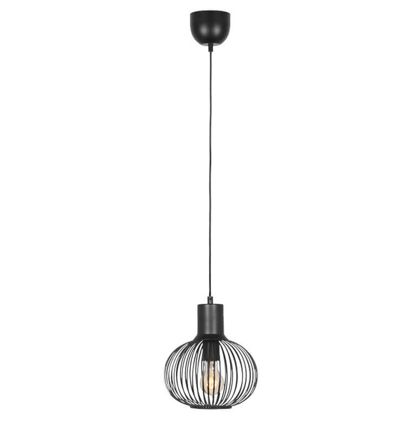 Druciana lampa wisząca GILA 365700132 Trio zwis do jadalni czarny