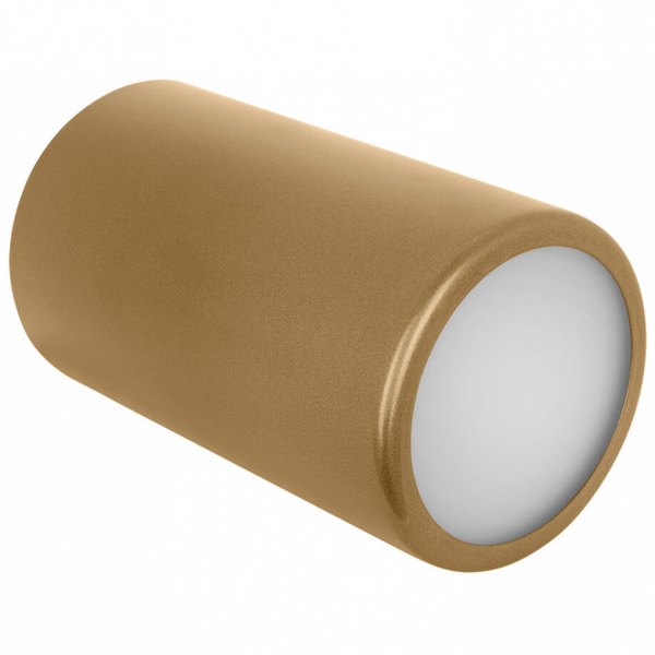 Metalowy donwlight sufitowy 137623620675 tuba do holu złota