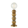Lampa stołowa kula Gong 108780 Markslojd metal szkło złoty przezroczysty