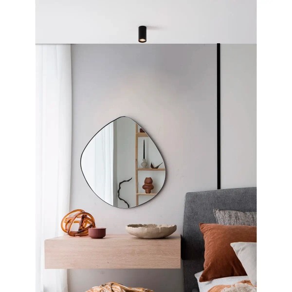 Sufitowa lampa ryflowana CARLOS czarna LE44394 1xGU10 tubka downlight