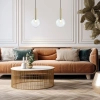 Kulista lampa wisząca NIKO GOLD ML0328  do jadalni kula złota