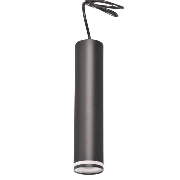 Wisząca lampa do systemu 1-fazowego Paris 321558 tuba metalowa czarna