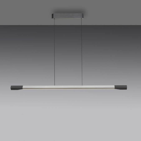 Wisząca lampa listwa HOOP 2732-33 LED 24W 3000K antracyt srebrny