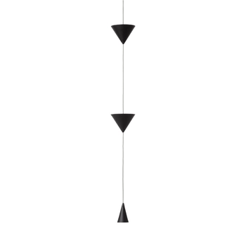 Nowoczesna lampa wisząca Questura ABR-LW-QST-13W LED 13W stożkowa czarna