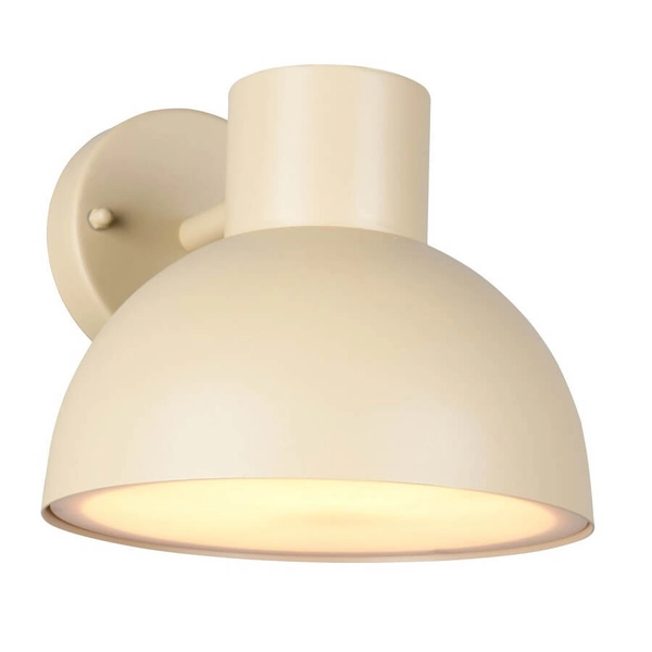 Kinkiet ścienny do salonu ELBE 262360166 kopuła IP44 beżowy