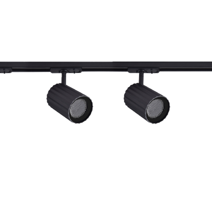 1-fazowy system szynowy Tokio LP-787 SET 1F BK tuby z regulacją czarny