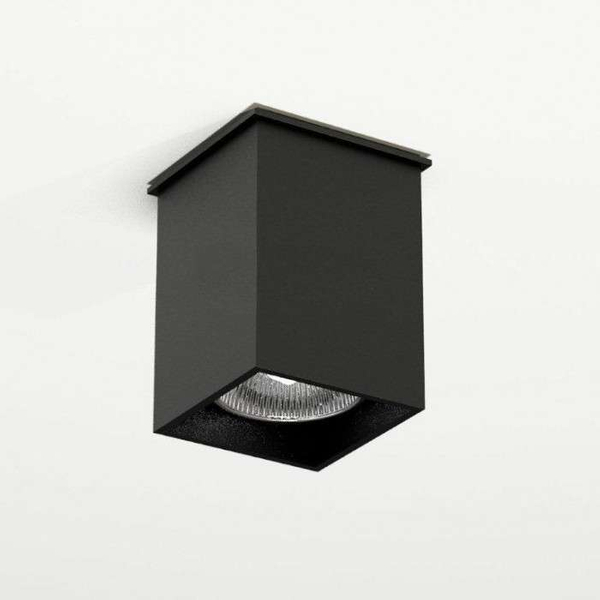 LAMPA sufitowa TODA 1101 Shilo natynkowa OPRAWA reflektorowa plafon do łazienki czarny