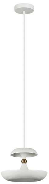 Lampa do salonu wisząca Marina PND-73221-1M-WH biała