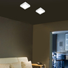 Biała lampa przysufitowa Shaun 3175 LED 18W 4000K do salonu biały