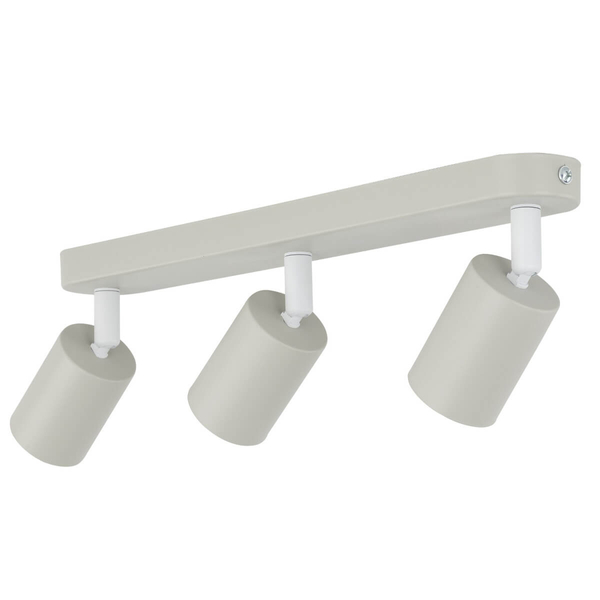 Potrójna lampa nasufitowa Livia 10240 reflektorki tubki beżowa