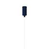 Lampa wisząca granatowa SOPEL 1xG9 do jadalni tuba metalowa 41826