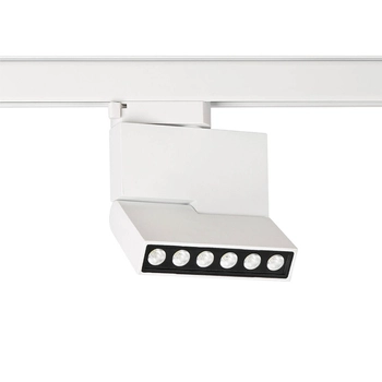 Biała lampa Leon AZ3490 LED 12W regulowana do 3-fazowego systemu szynowego