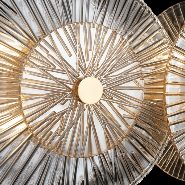 Lampa zwisowa Aster MOD007PL-08G1 koła balls złote