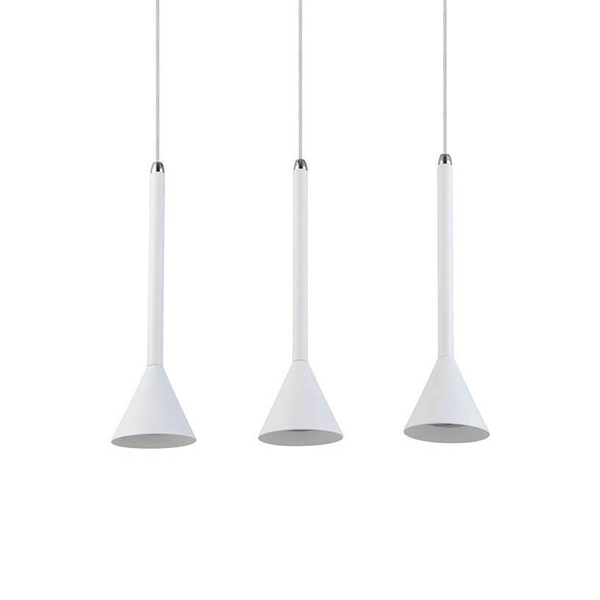 Wisząca lampa Anela FH31793-AJ13 WH Italux potrójna do salonu biały